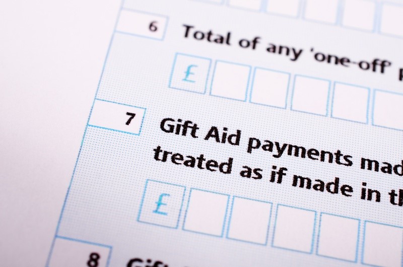 Gift aid donation